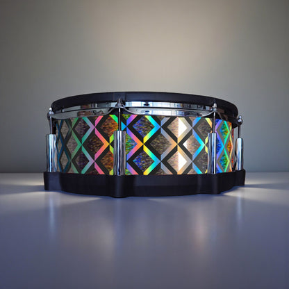 3D Tile Drum Wrap (Black Base)