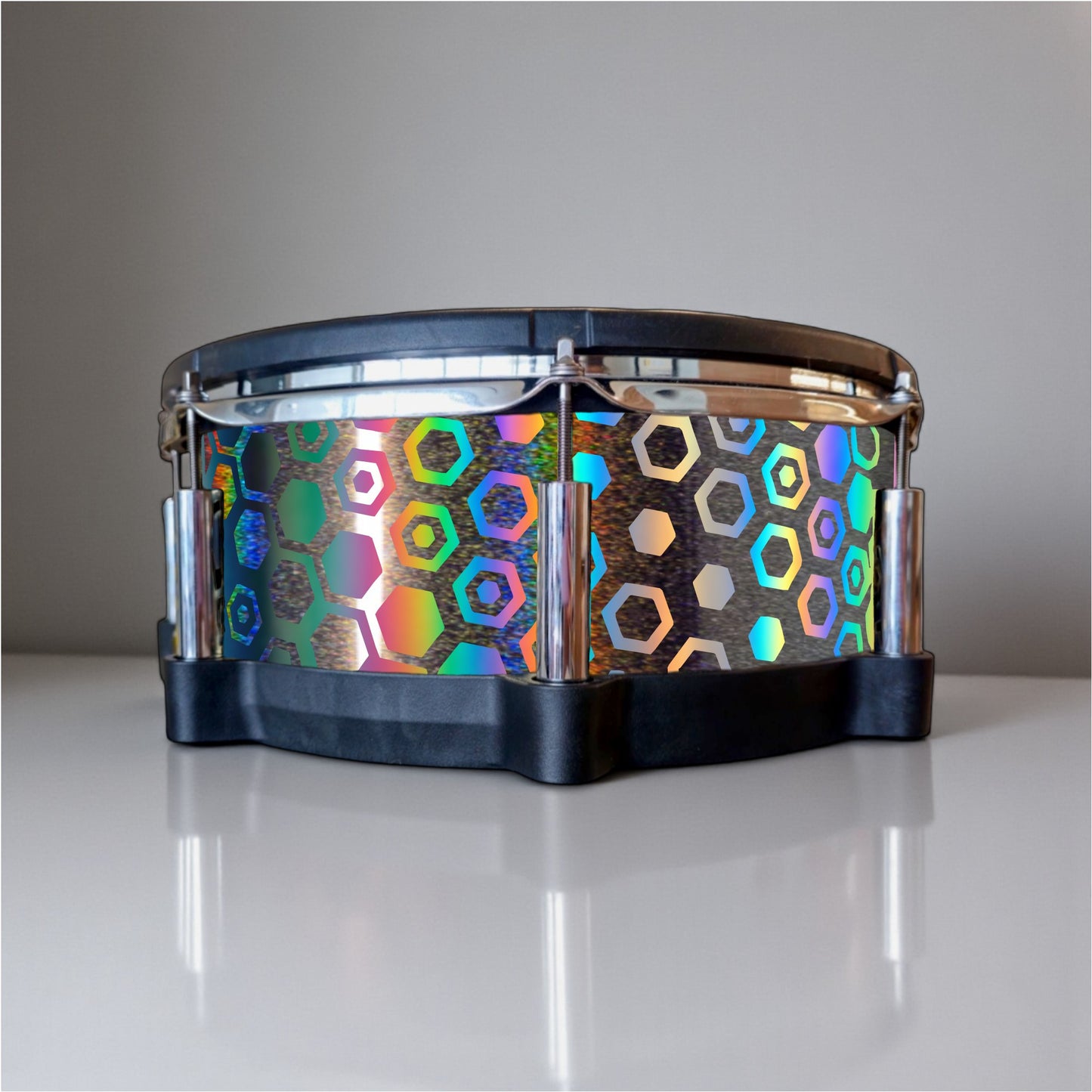 Hexagonal Fade Drum Wrap