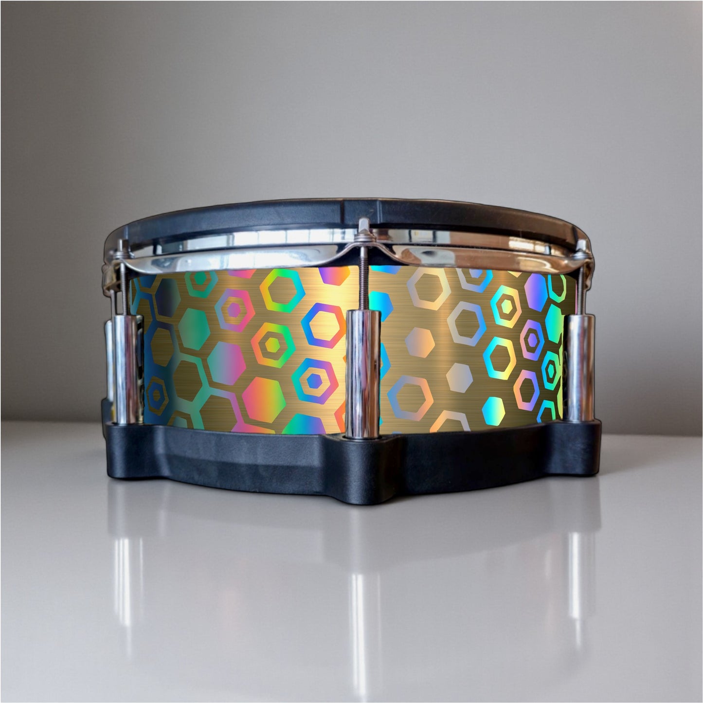 Hexagonal Fade Drum Wrap