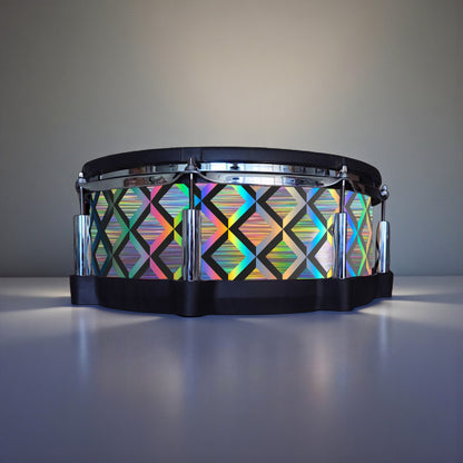 3D Tile Drum Wrap (Black Base)