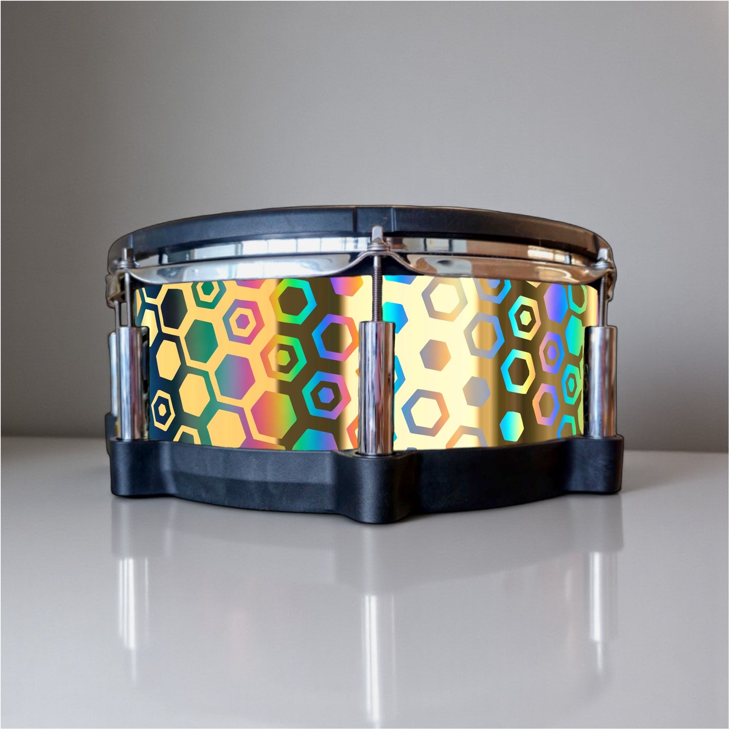Hexagonal Fade Drum Wrap
