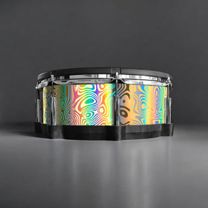 Psychedelic Swirl Drum Wrap