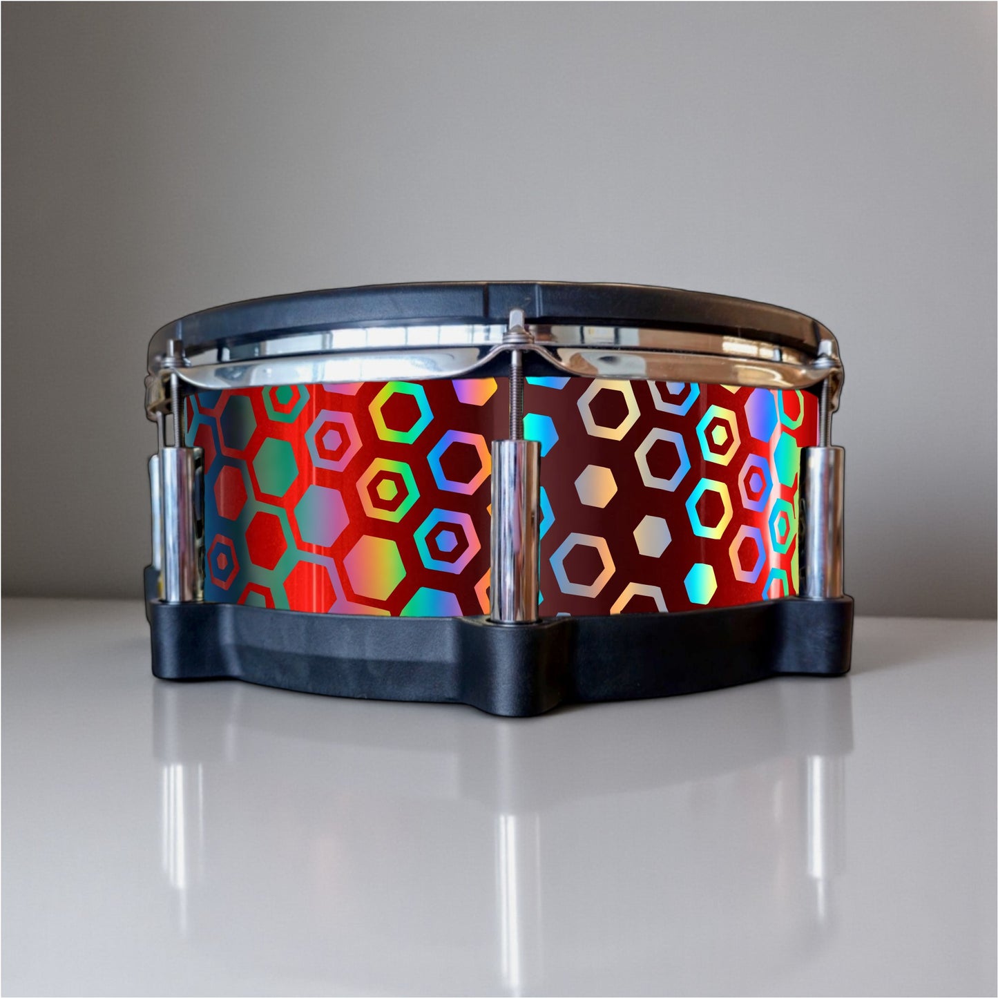 Hexagonal Fade Drum Wrap