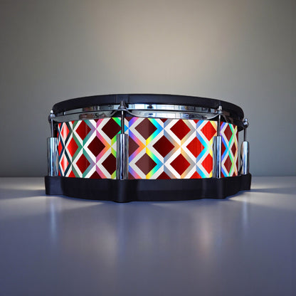 3D Tile Drum Wrap (White Base)