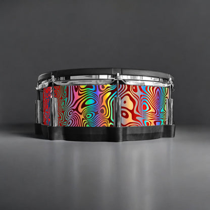 Psychedelic Swirl Drum Wrap
