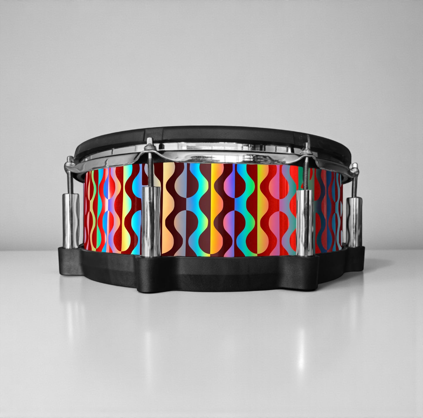 Negative Circles Drum Wrap