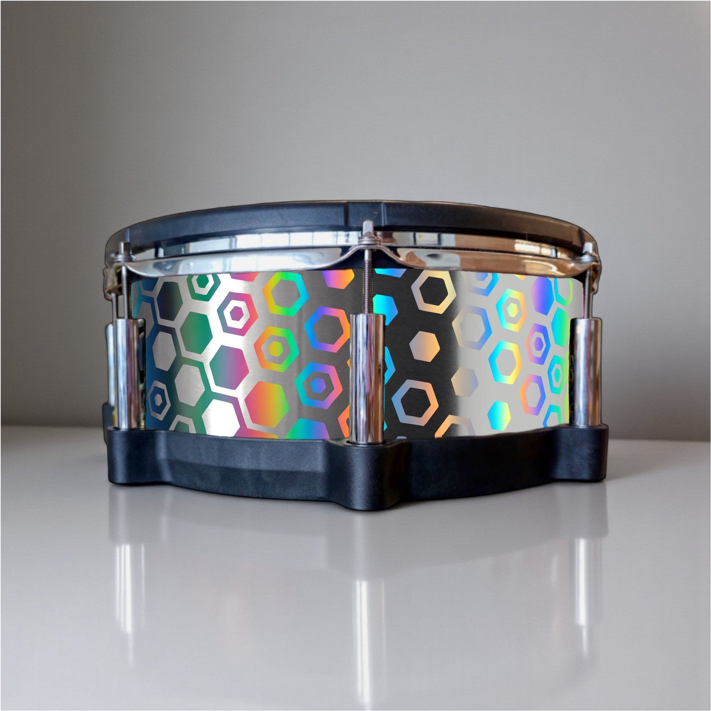 Hexagonal Fade Drum Wrap
