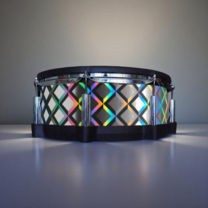 3D Tile Drum Wrap (Black Base)