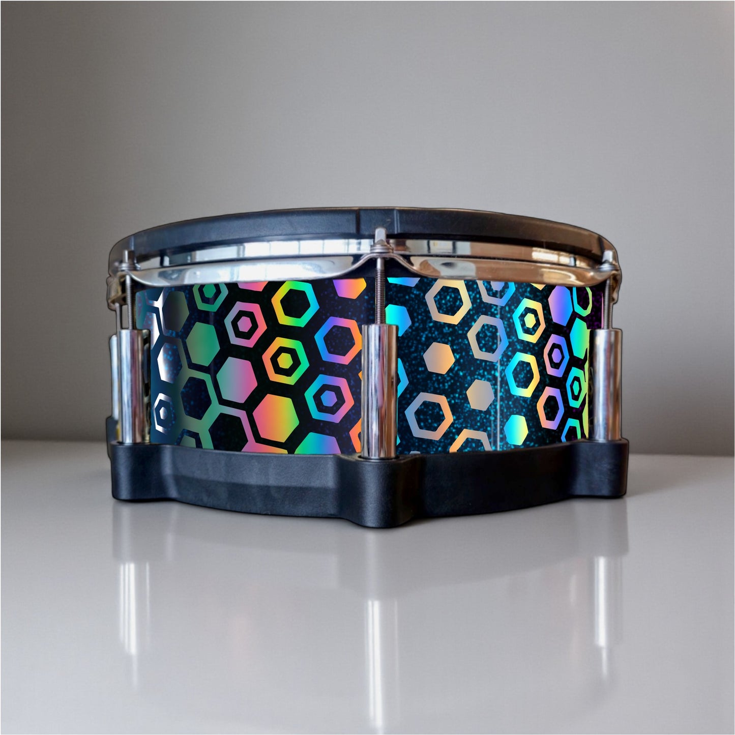 Hexagonal Fade Drum Wrap