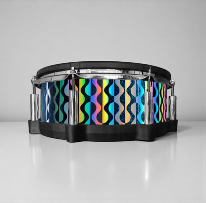 Negative Circles Drum Wrap