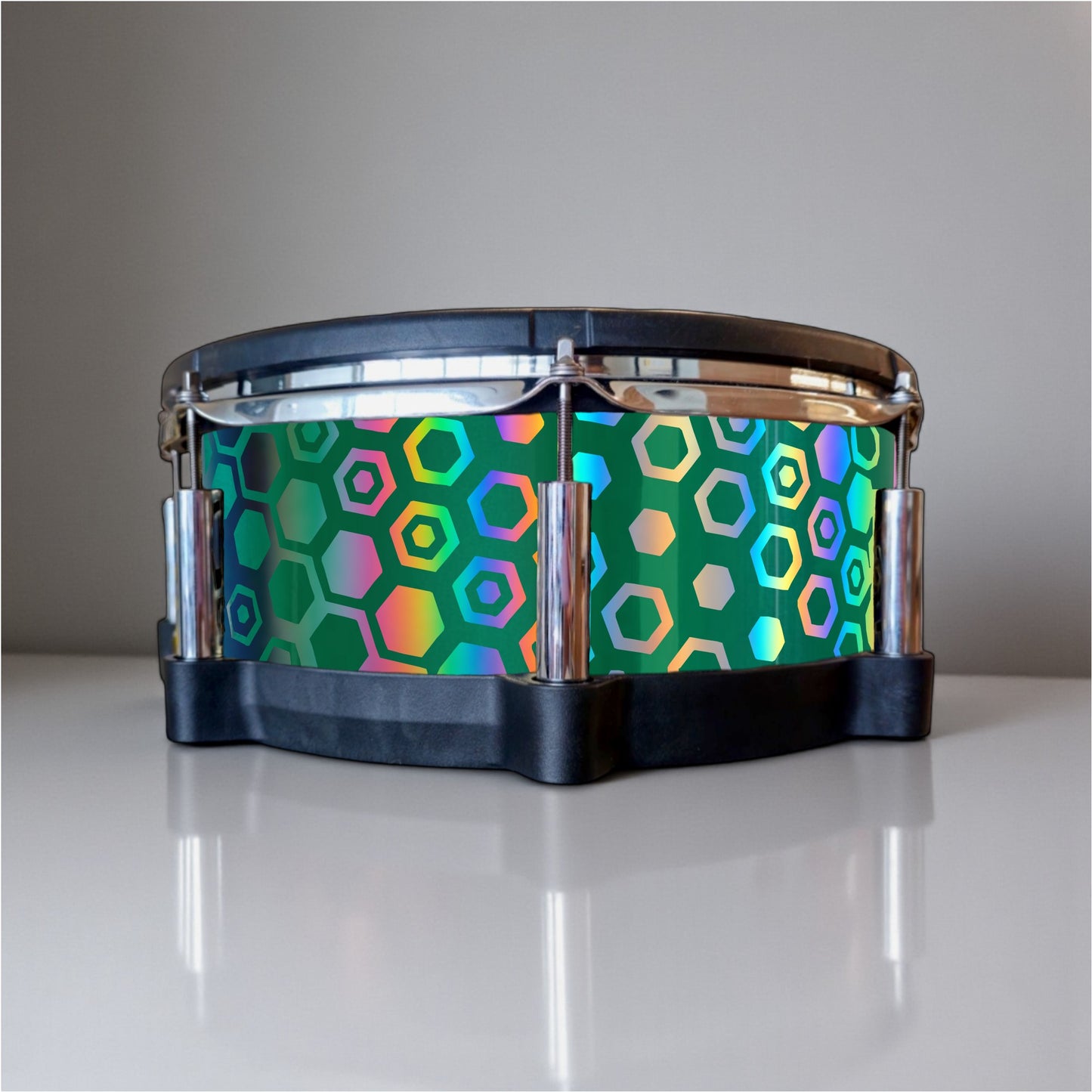 Hexagonal Fade Drum Wrap