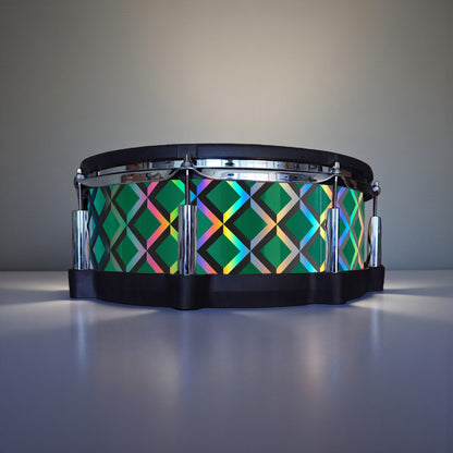 3D Tile Drum Wrap (Black Base)