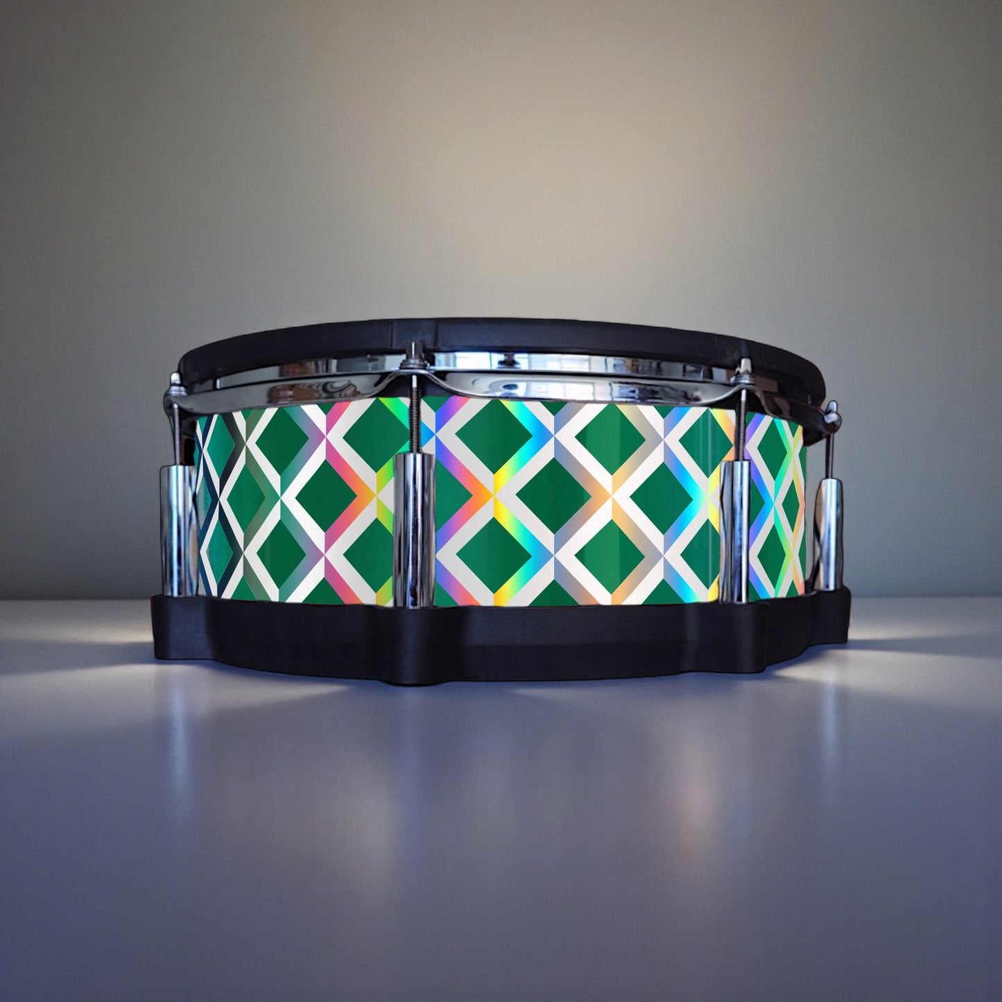 3D Tile Drum Wrap (White Base)