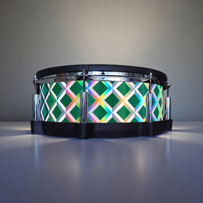 3D Tile Drum Wrap (White Base)