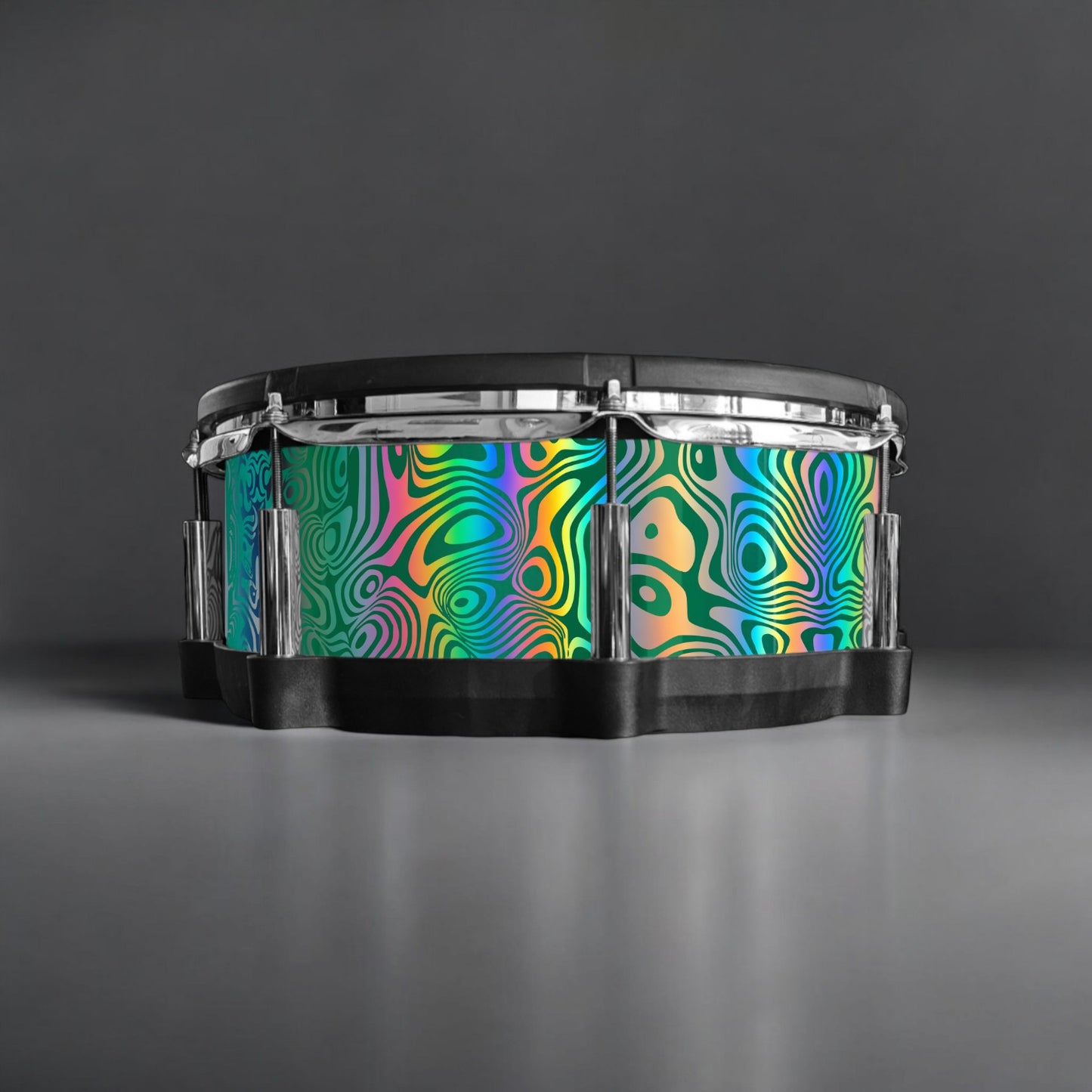 Psychedelic Swirl Drum Wrap