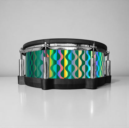 Negative Circles Drum Wrap