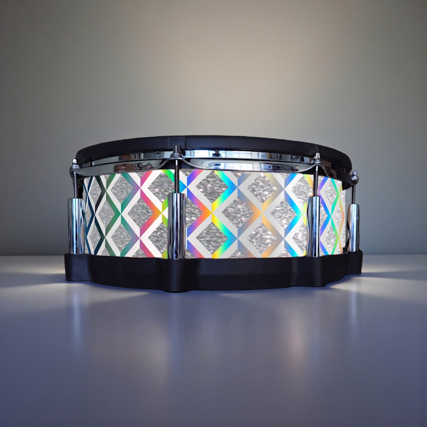 3D Tile Drum Wrap (White Base)