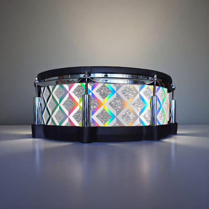 3D Tile Drum Wrap (White Base)