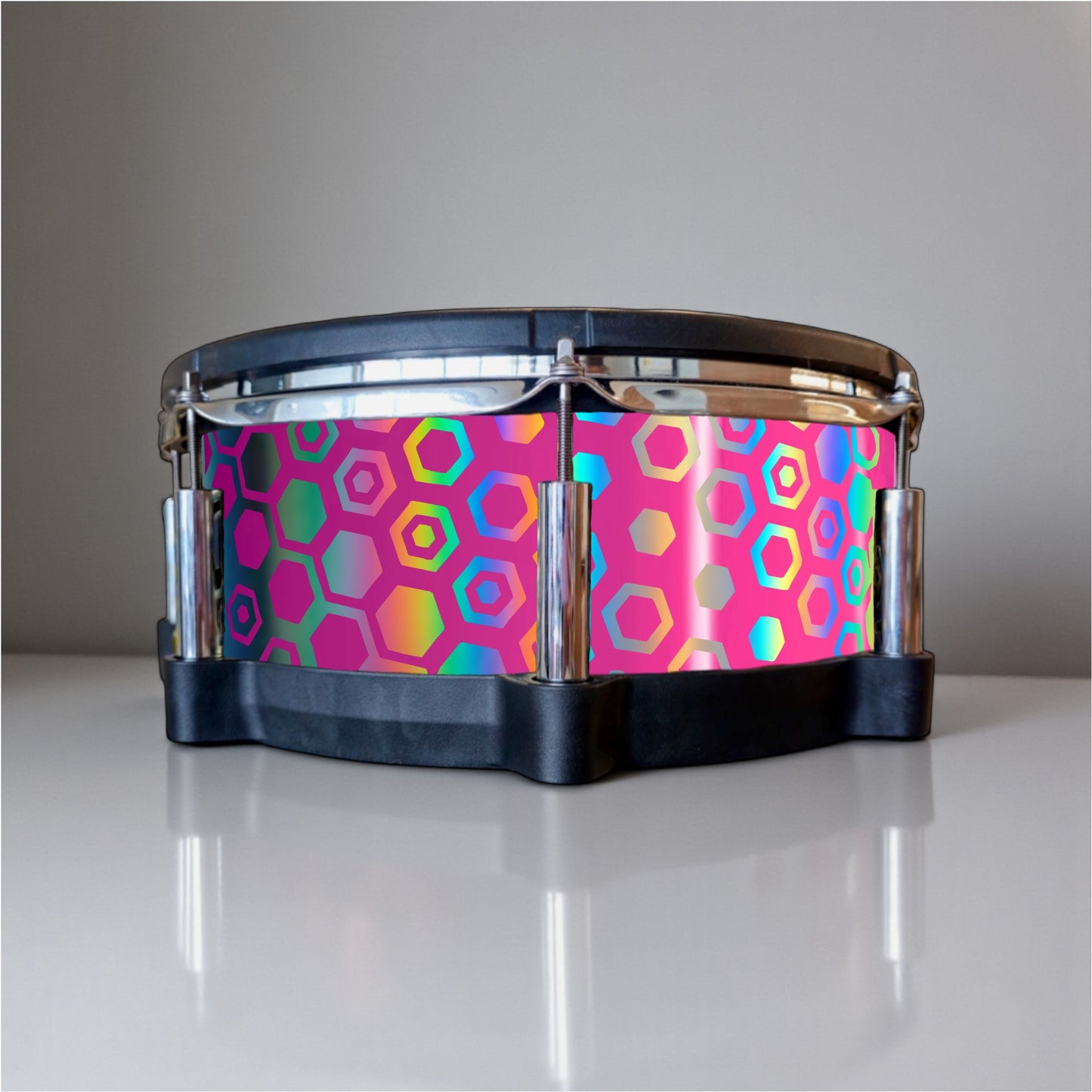 Hexagonal Fade Drum Wrap
