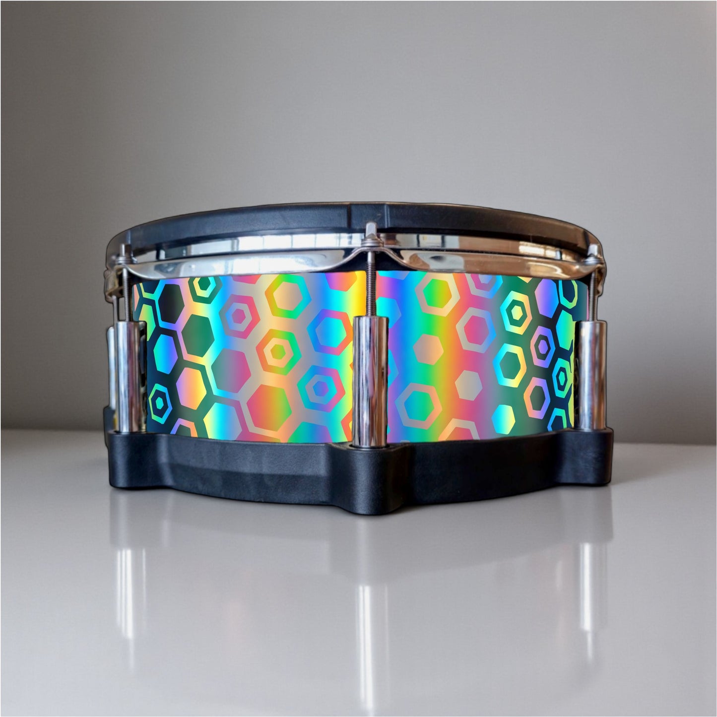 Hexagonal Fade Drum Wrap