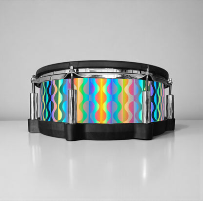 Negative Circles Drum Wrap