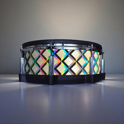 3D Tile Drum Wrap (Black Base)