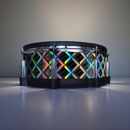 3D Tile Drum Wrap (Black Base)