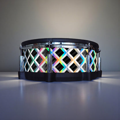 3D Tile Drum Wrap (White Base)