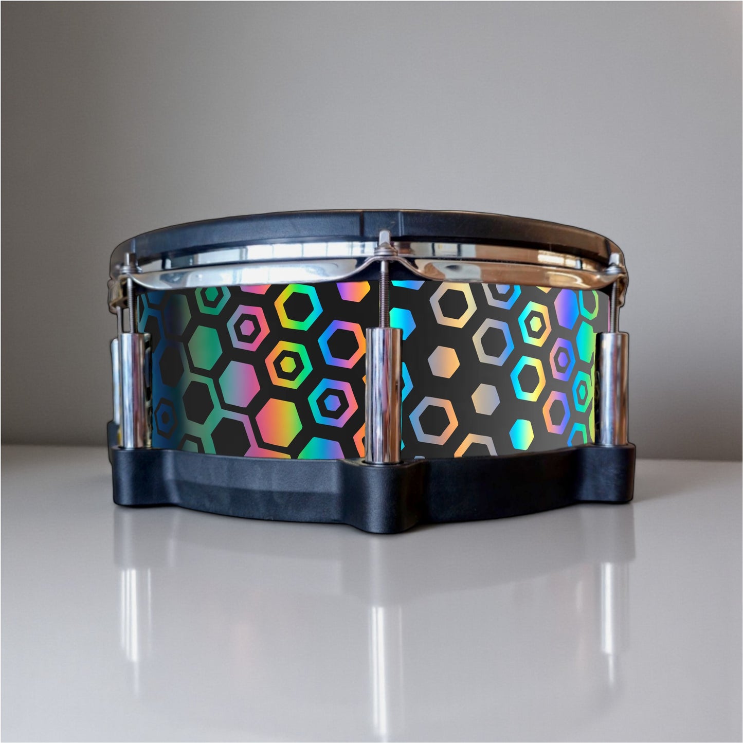 Hexagonal Fade Drum Wrap