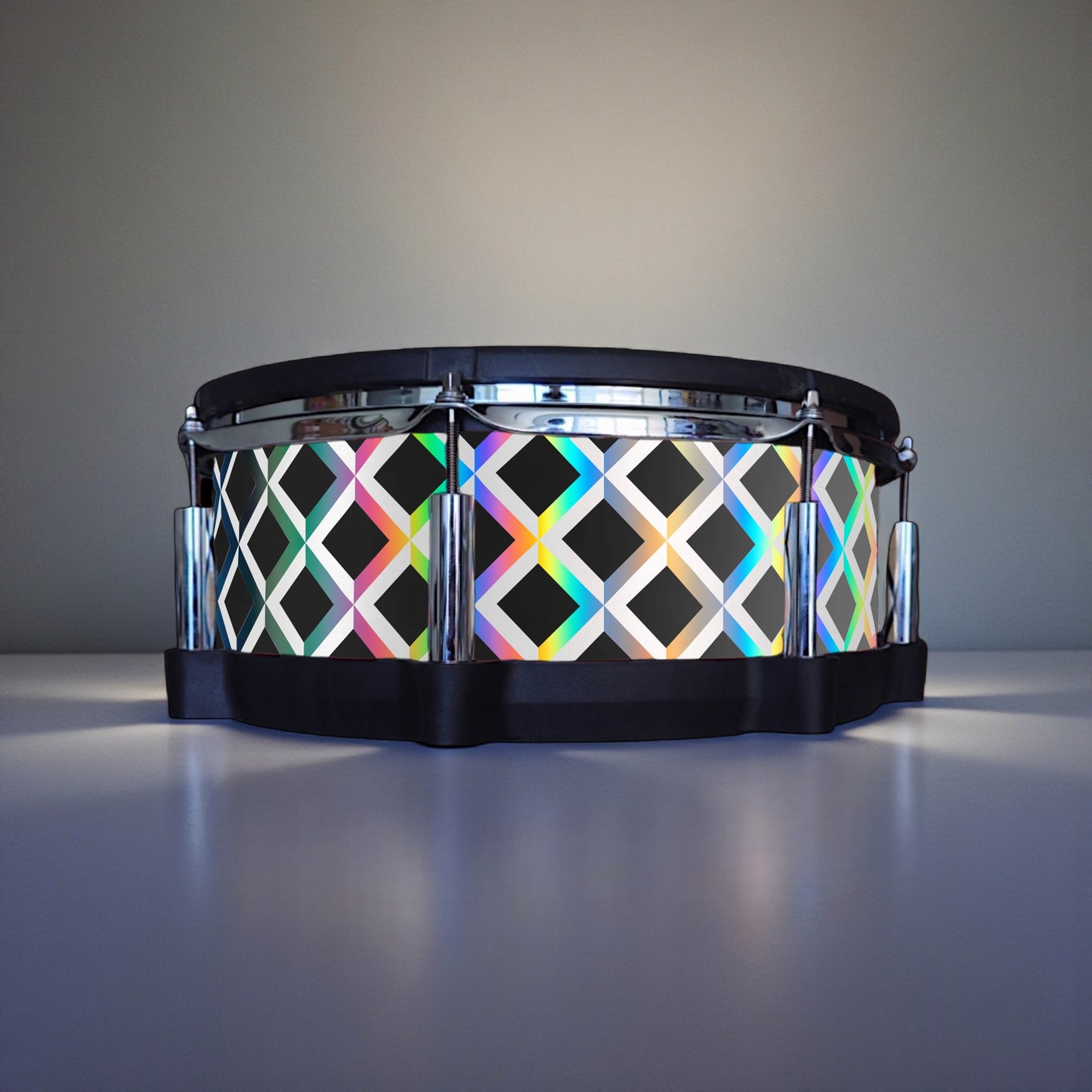 3D Tile Drum Wrap (White Base)