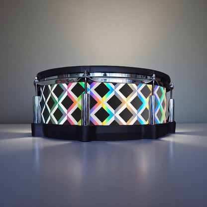 3D Tile Drum Wrap (White Base)