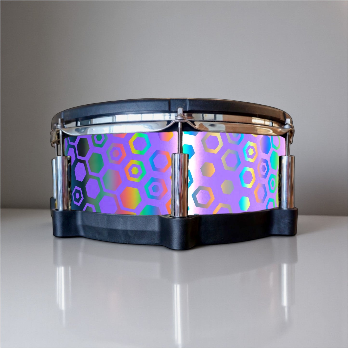 Hexagonal Fade Drum Wrap