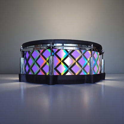 3D Tile Drum Wrap (Black Base)