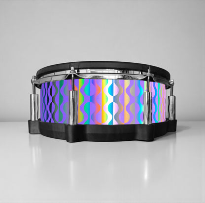Negative Circles Drum Wrap