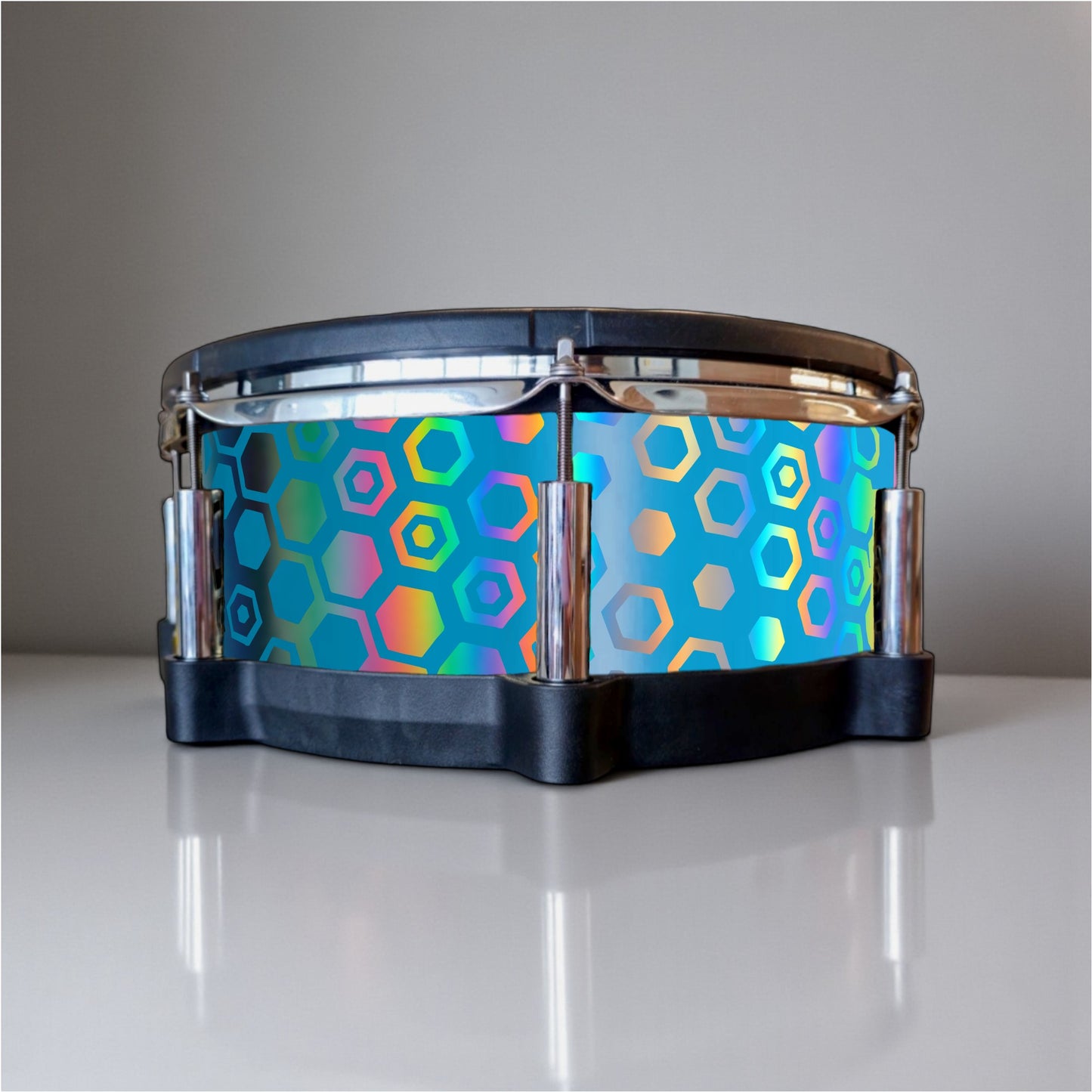Hexagonal Fade Drum Wrap