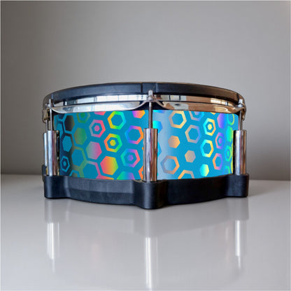 Hexagonal Fade Drum Wrap