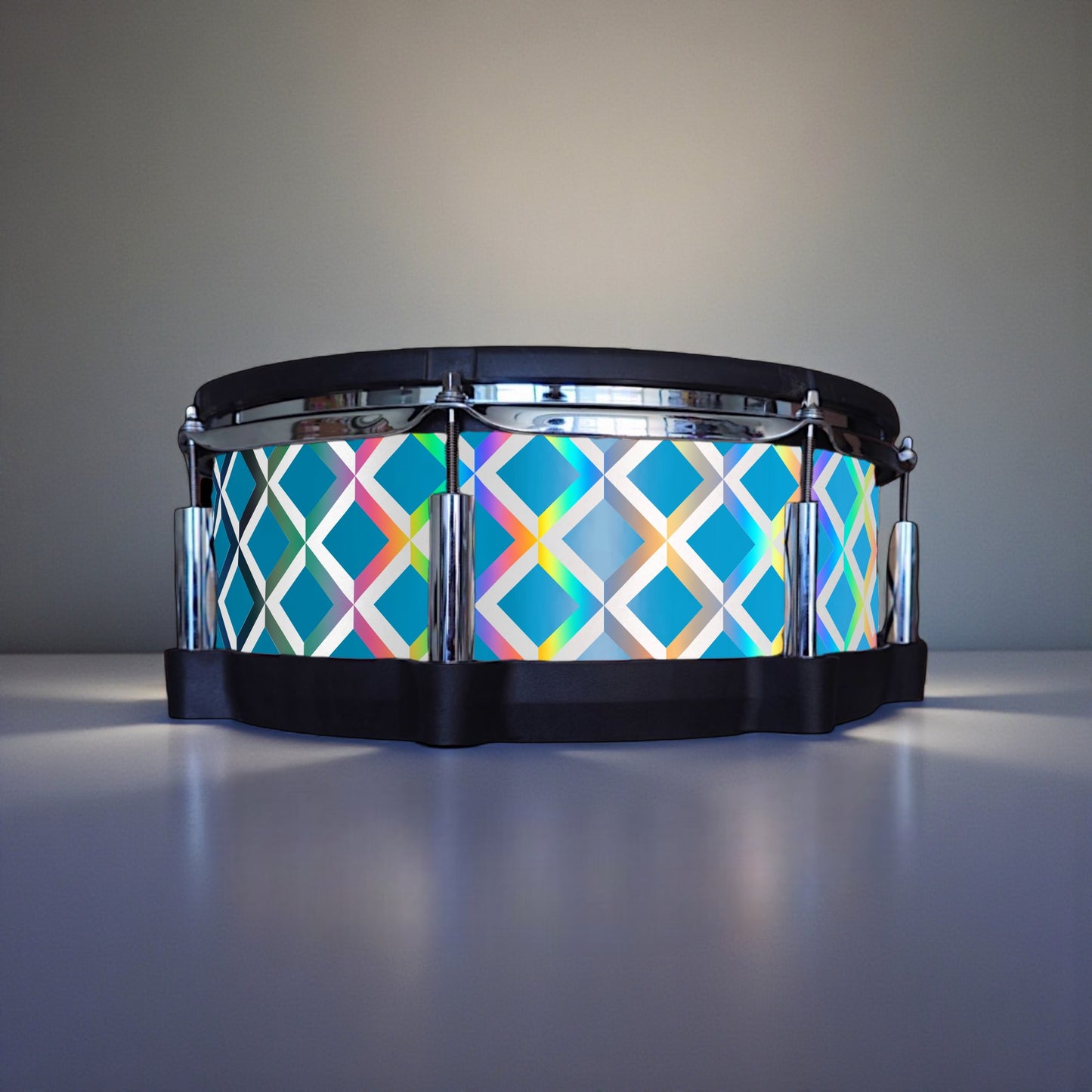 3D Tile Drum Wrap (White Base)