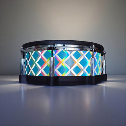 3D Tile Drum Wrap (White Base)