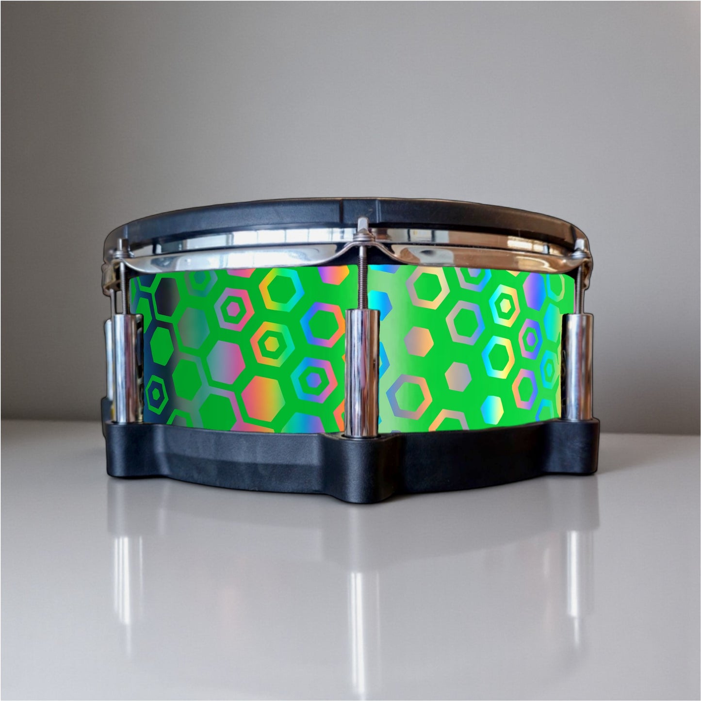 Hexagonal Fade Drum Wrap
