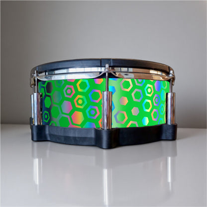 Hexagonal Fade Drum Wrap