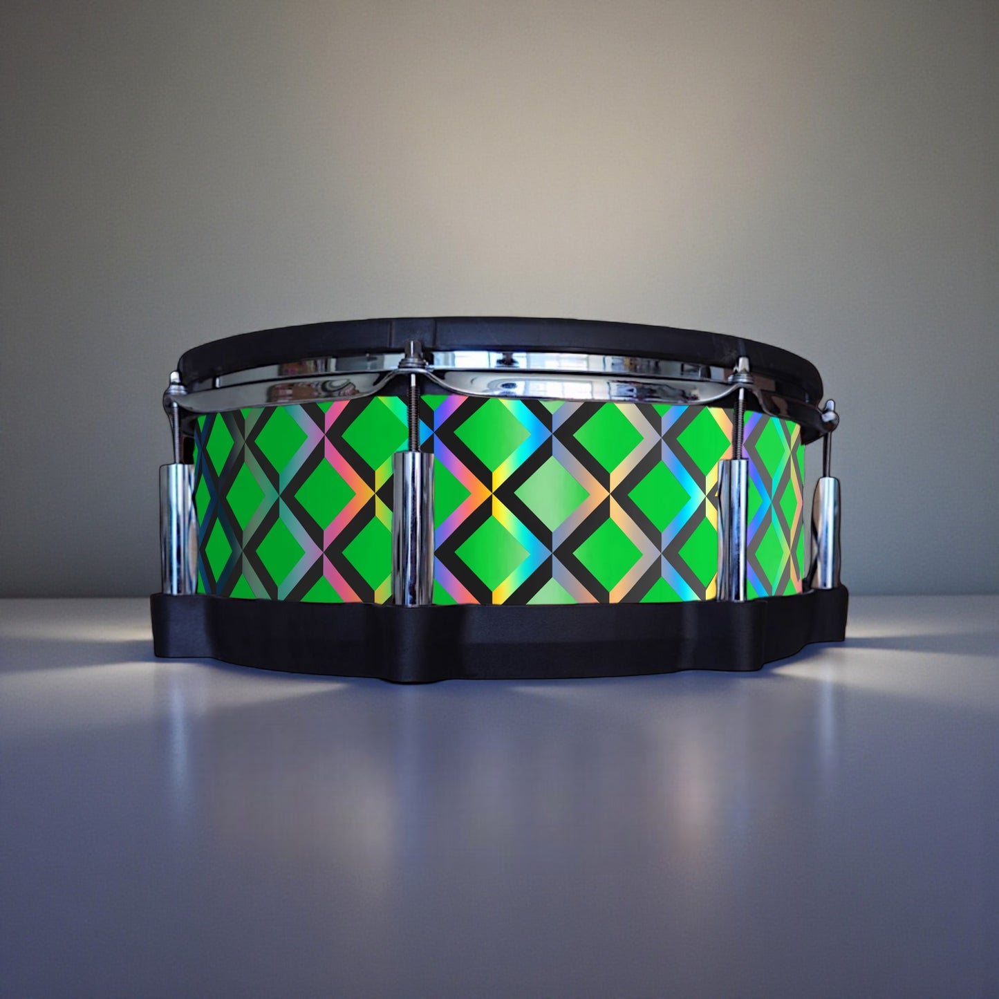 3D Tile Drum Wrap (Black Base)