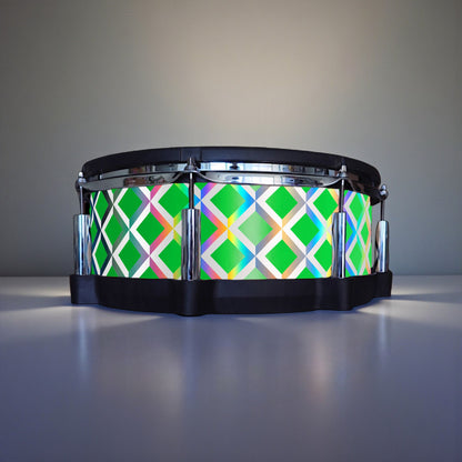 3D Tile Drum Wrap (White Base)