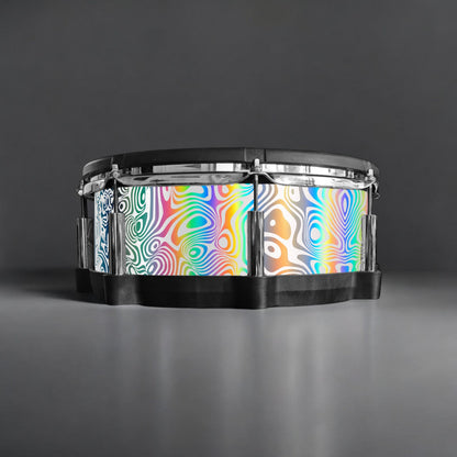Psychedelic Swirl Drum Wrap