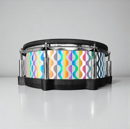 Negative Circles Drum Wrap