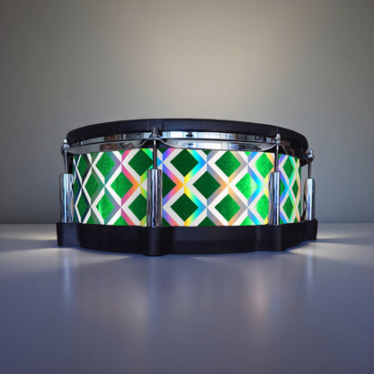 3D Tile Drum Wrap (White Base)