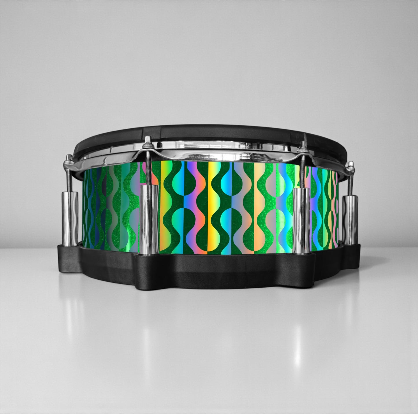 Negative Circles Drum Wrap