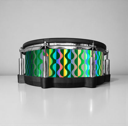 Negative Circles Drum Wrap