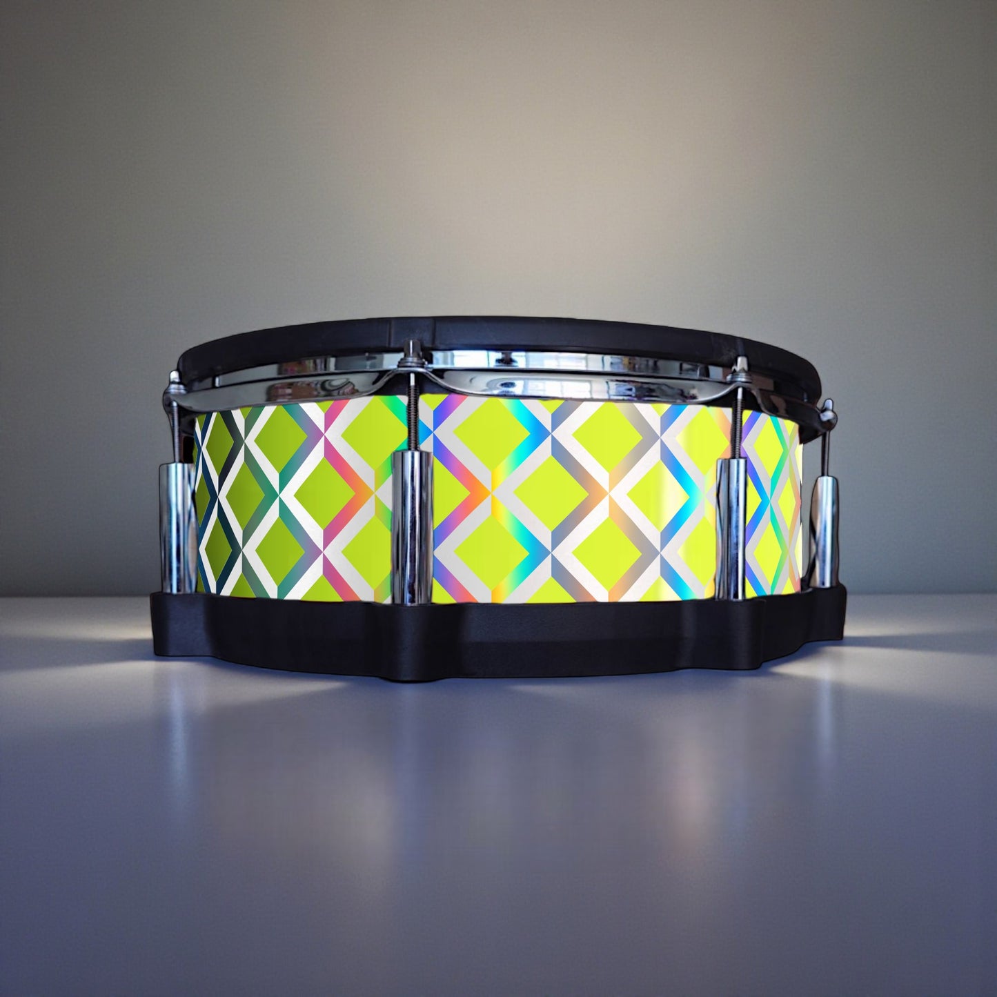 3D Tile Drum Wrap (White Base)