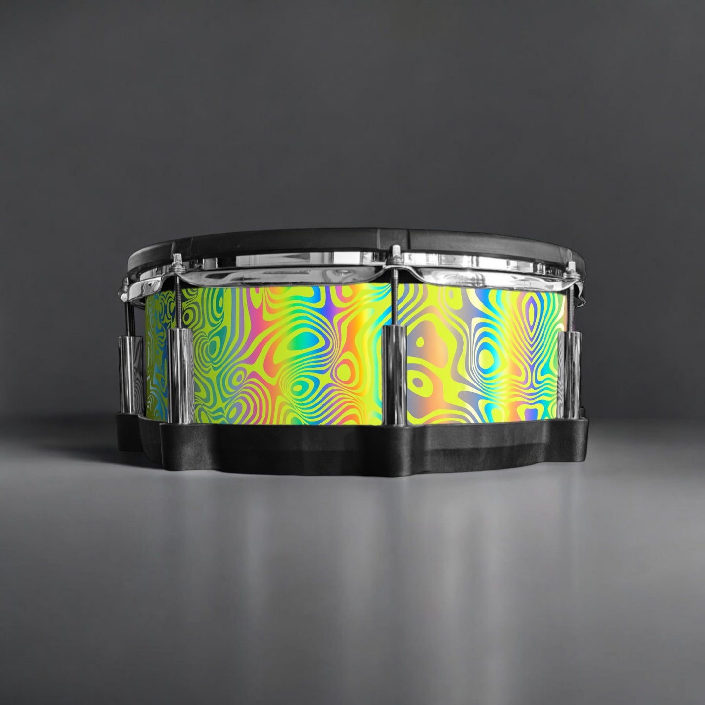 Psychedelic Swirl Drum Wrap