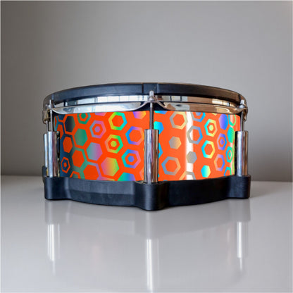 Hexagonal Fade Drum Wrap
